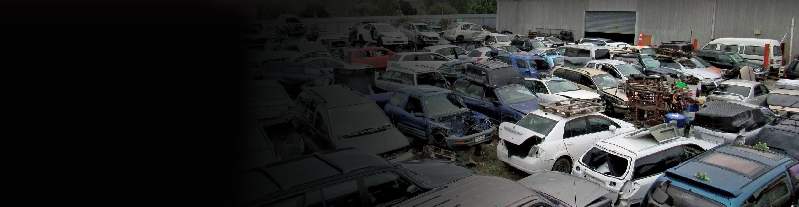 Over 400 cars in the wreckers yard and even more spare parts in stock